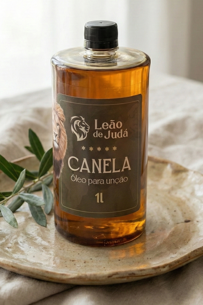Óleo para Unção Leão de Judá Canela